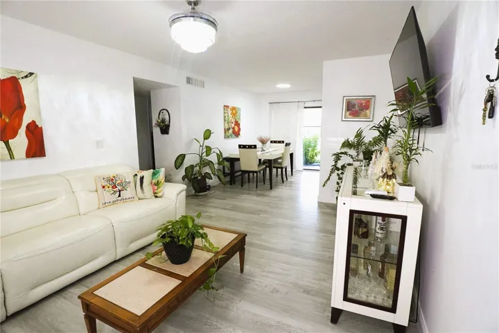 Living room & dining room combo