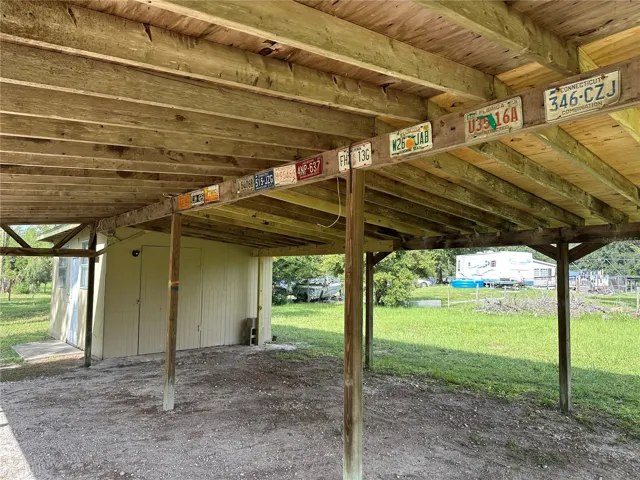 Covered 3 bay Carport