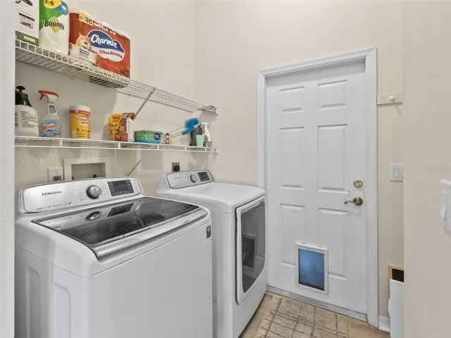 inside laundry