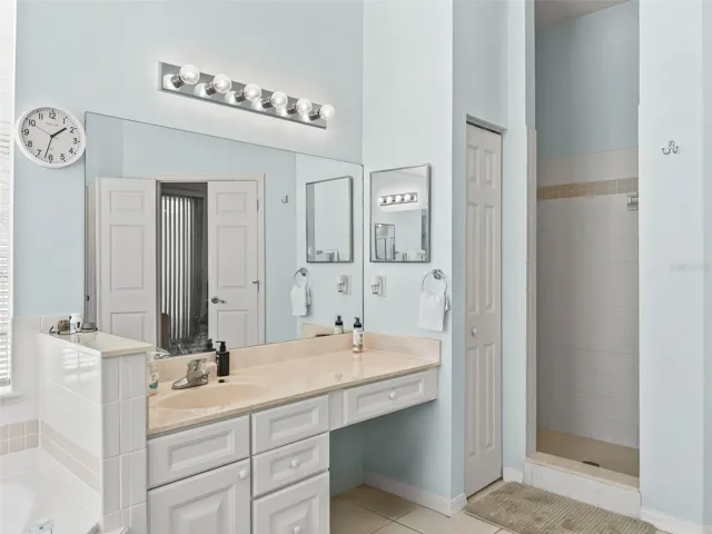 walk in shower in primary bath