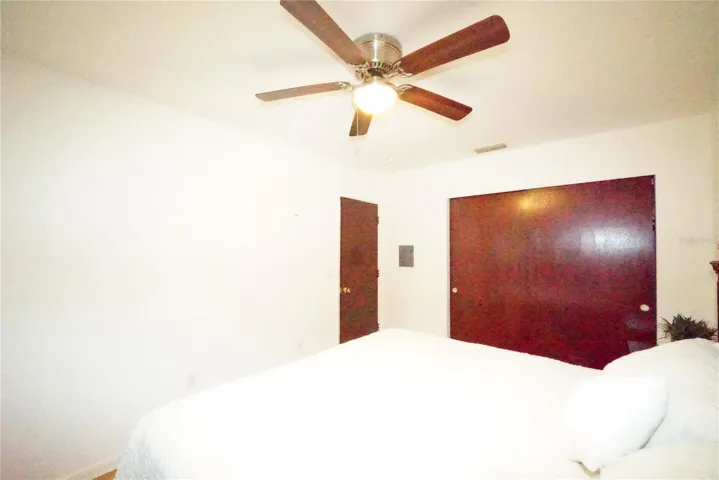 Bedroom freshly painted