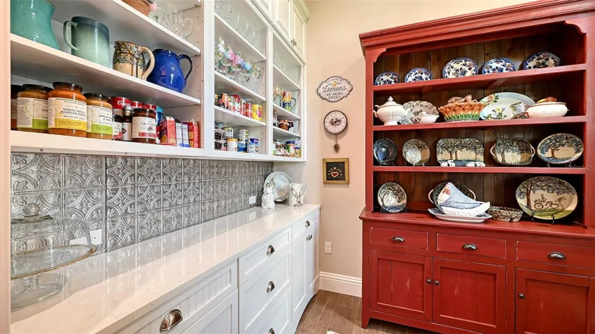 The pantry is the perfect blend of beauty and practicality, ready to inspire your culinary adventures!