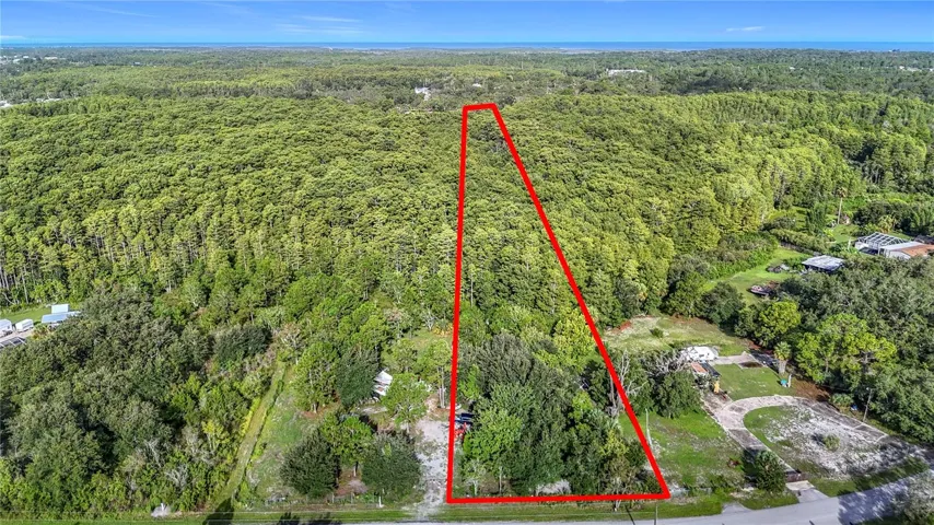 front of lot 4 acres
