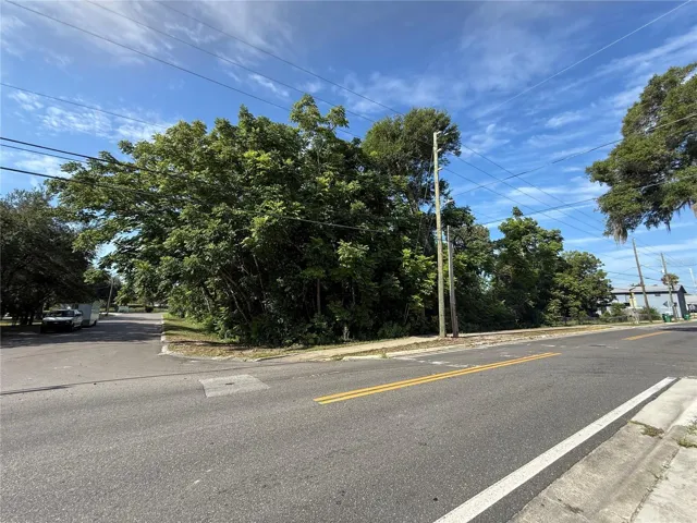 Lot is on the corner