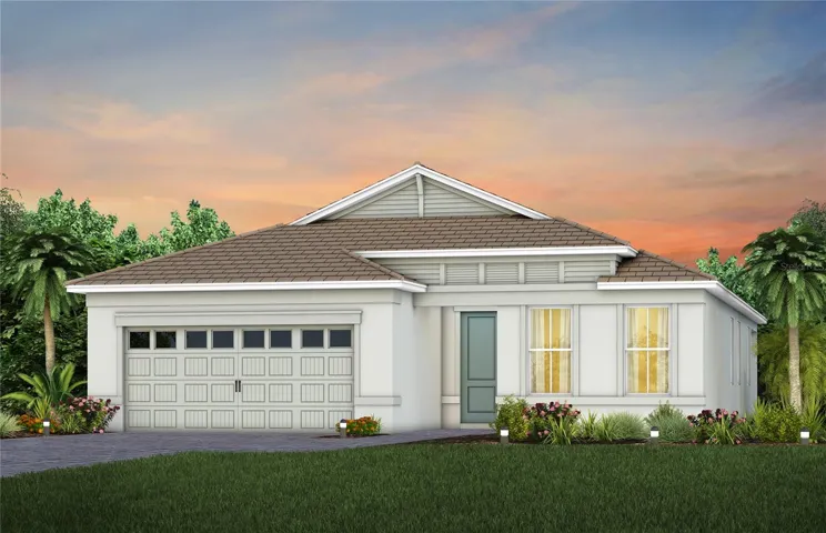 Exterior Design. Artistic rendering for this new construction home. Pictures are for illustrative purposes only. Elevations, colors and options may vary.