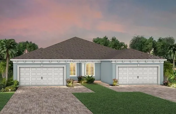 Exterior Design. Artistic rendering for this new construction home. Pictures are for illustrative purposes only. Elevations, colors and options may vary.