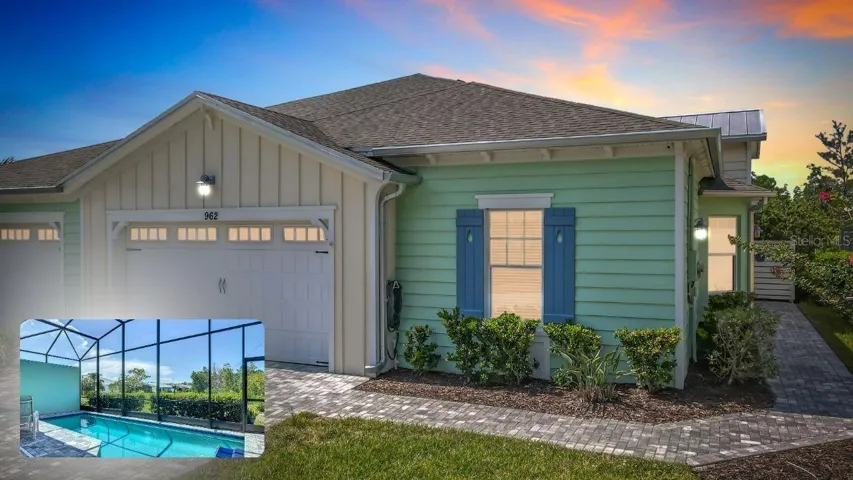 Front of House with Pool