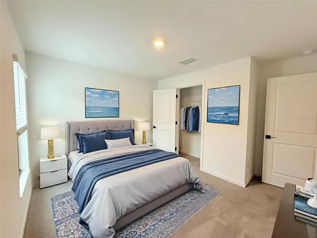 Bedroom-Virtually staged