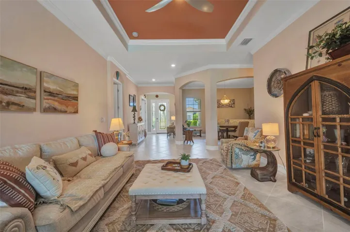 Looking from the sliding glass door toward the front of the home.