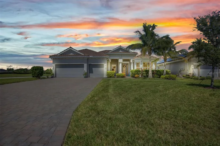 The little estate at Dusk! So pretty!