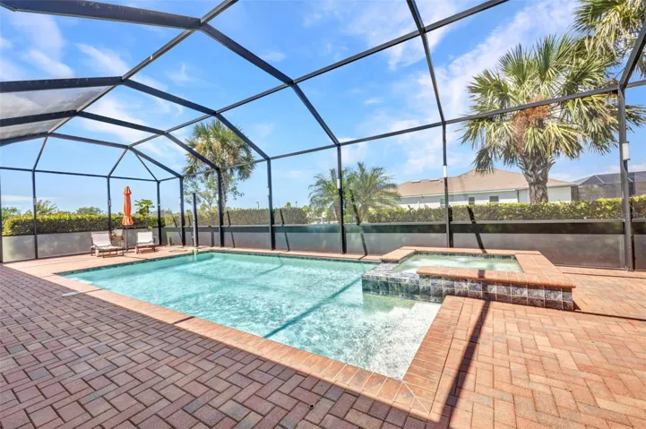 Your heated, salt-water pool and spa awaits!