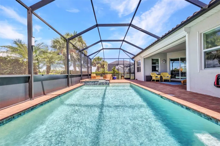 Heated Salt Water Pool. A great place to host a party.