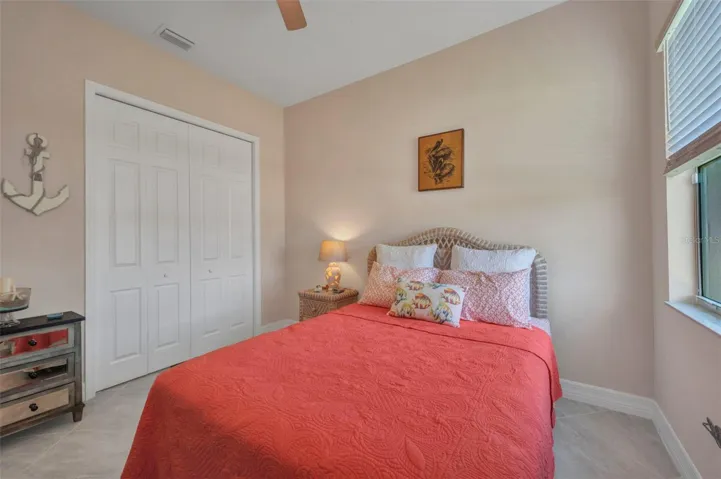 Good closet space in the guest room.