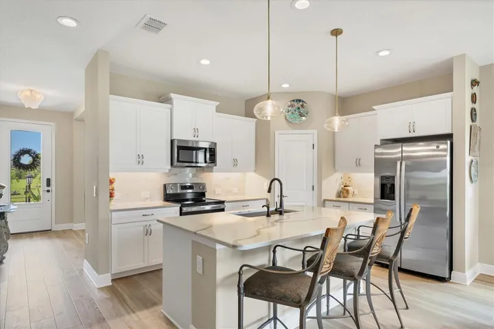Abundant natural light graces the entire home.