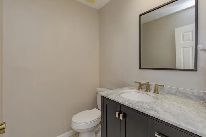 Guest half bathroom