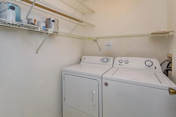 Indoor laundry room
