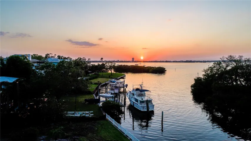 View of Sarasota Bay from lot