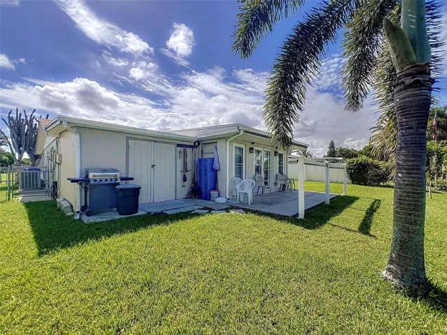 Backyard and Oversized shed