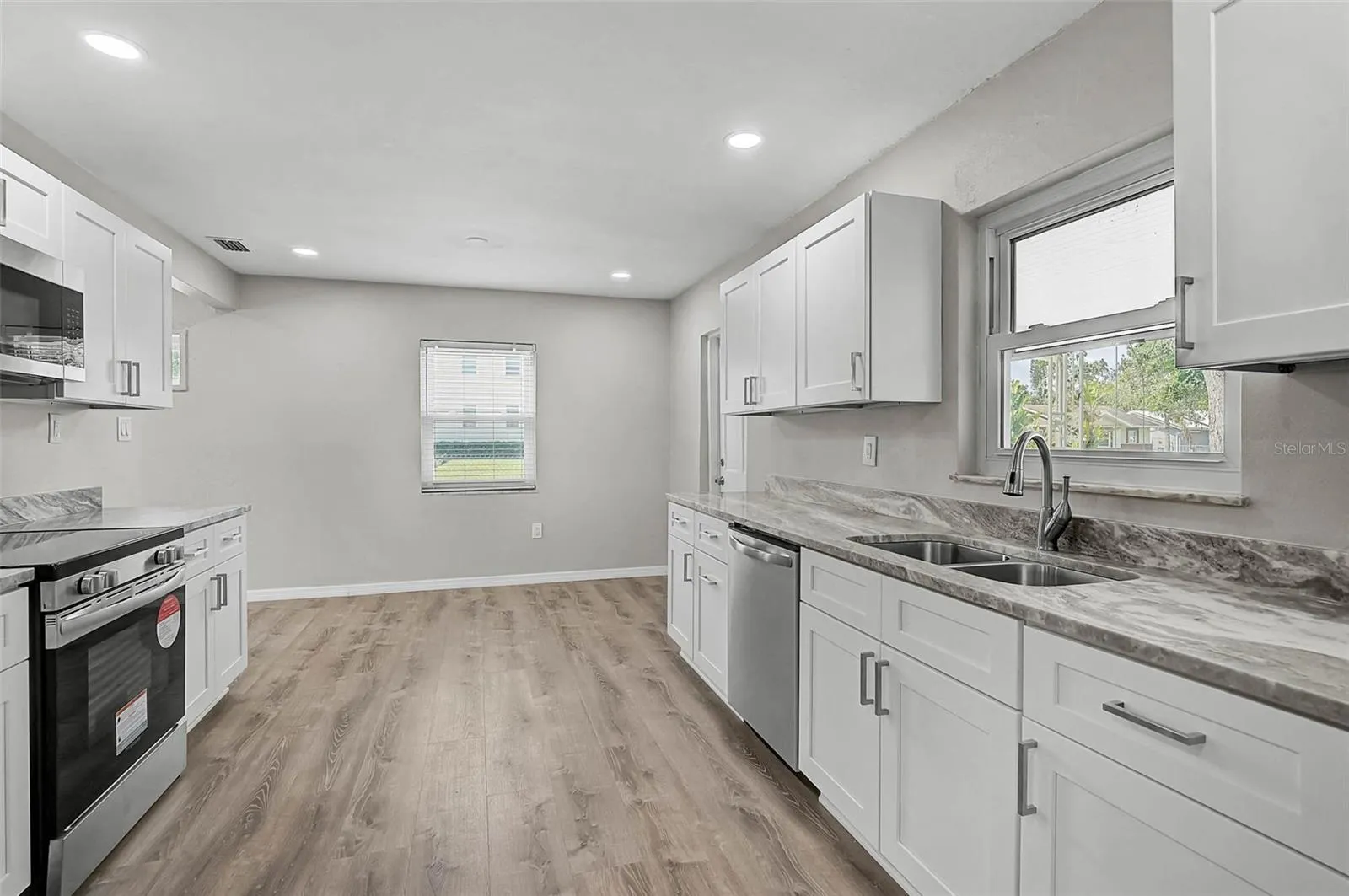 Eat In Kitchen and Door Leading to Carport