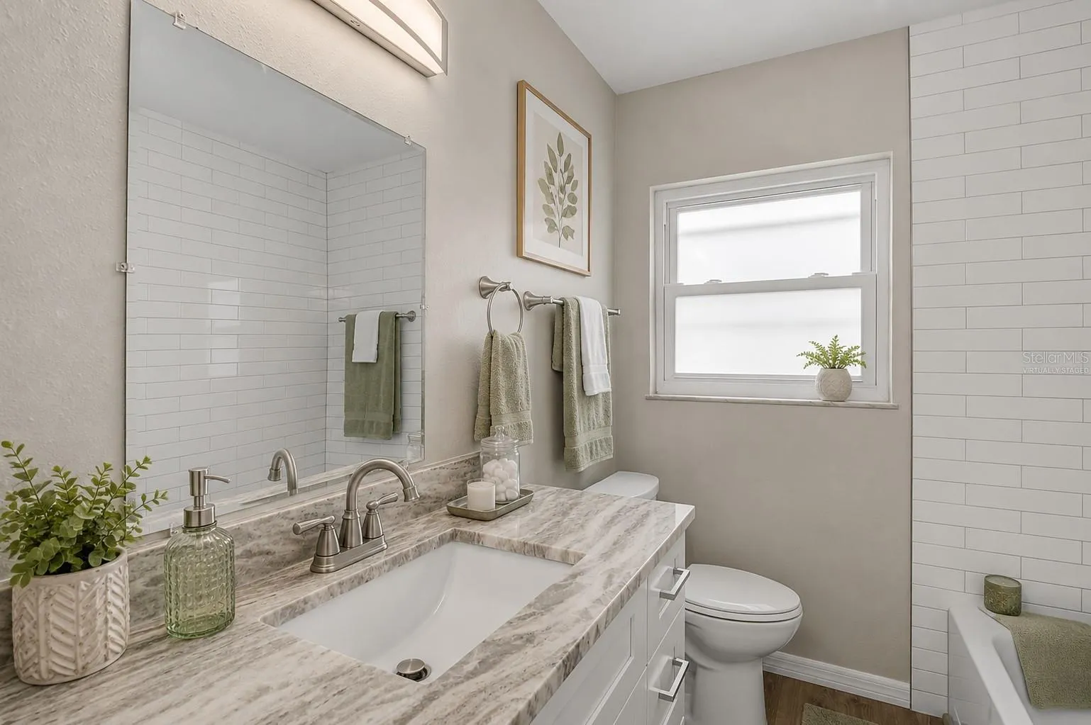 2nd Bathroom Virtually Staged