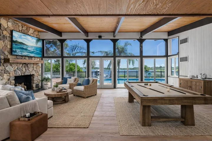 Virtually Staged Family & Game Room