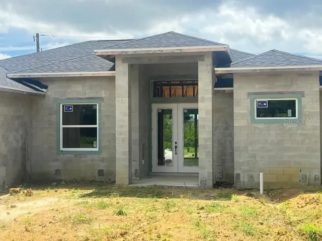 Front entrance of the home Currently Under Construction