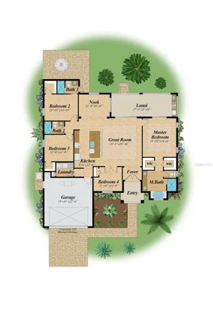 Floor Plan of the Harmony Design