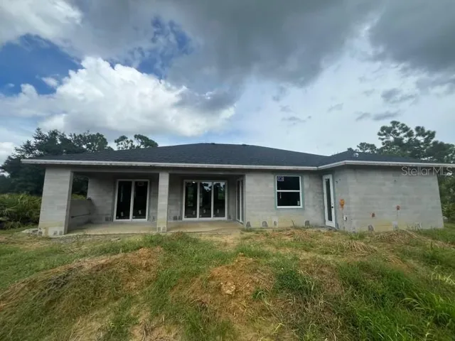Rear view Currently under construction