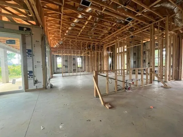 Interior shot of the home. Currently under construction.