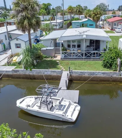 Canal view of the home