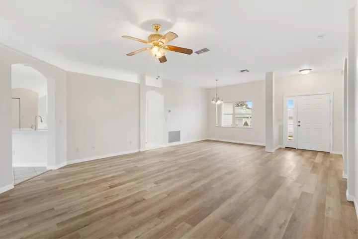 Living room looking toward Dining room.