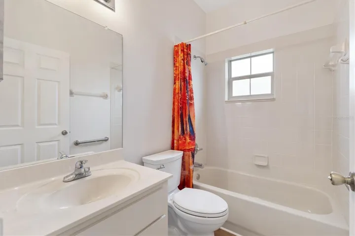 New comfort height toilet and new LVP flooring.
