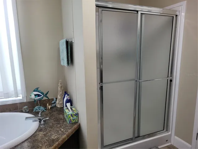 Walk in shower