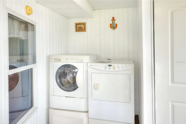 Laundry in Florida Room
