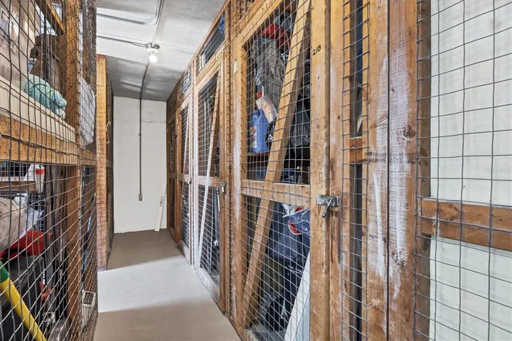 You get a storage locker