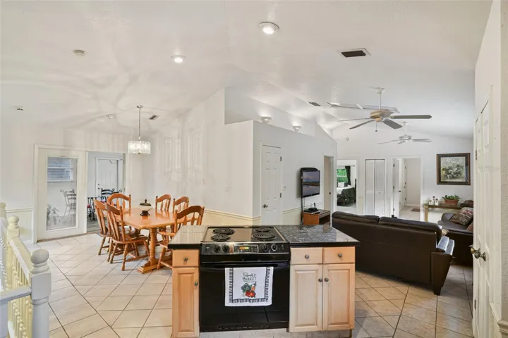 Second floor kitchen area
