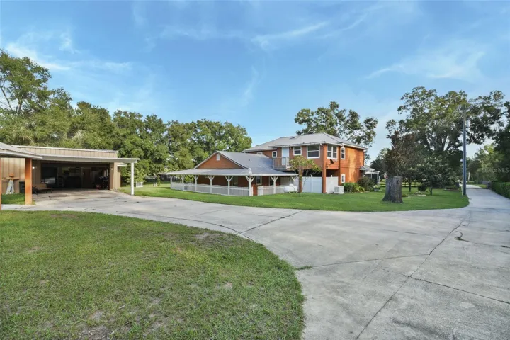 Back of home with Garage #1 on the left.