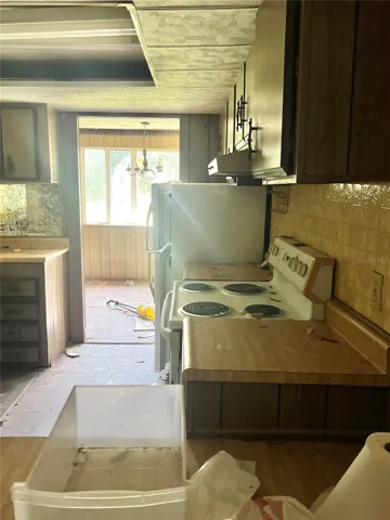 Some of the kitchen items may be salvageable.