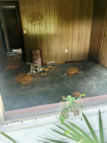 A different interior room looking in from a window.