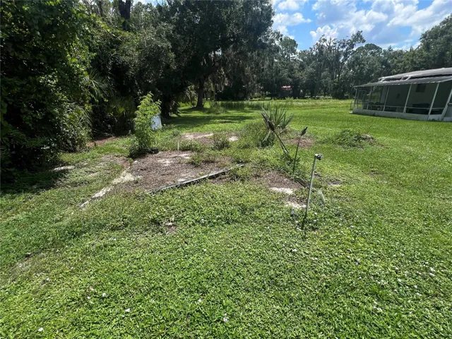 This a cement slab where there used to be a workshop.