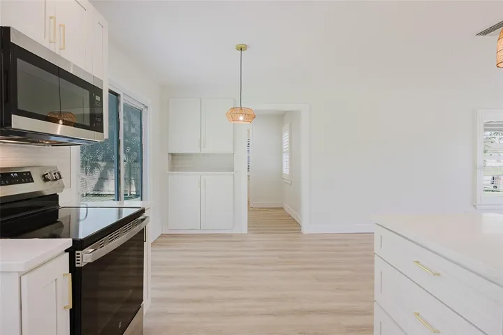 Dining Room with Built In Coffee Bar