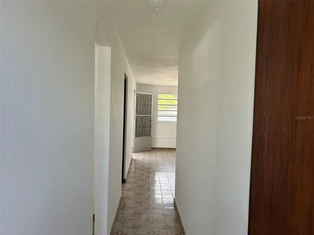 Hallway leading to front door