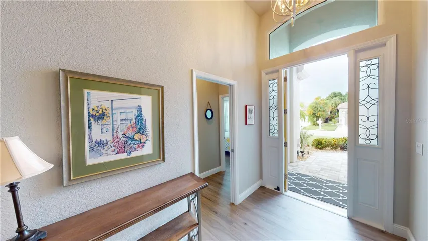 Entryway- Luxury vinyl floors and neutral colors