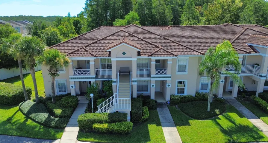 Front view. Top Left Unit is 201.