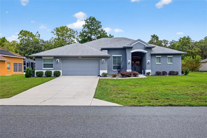 front of property