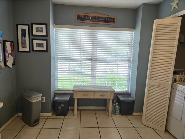 Eat-in Kitchen and Laundry Closet