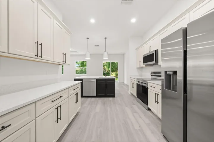 Stainless appliances included