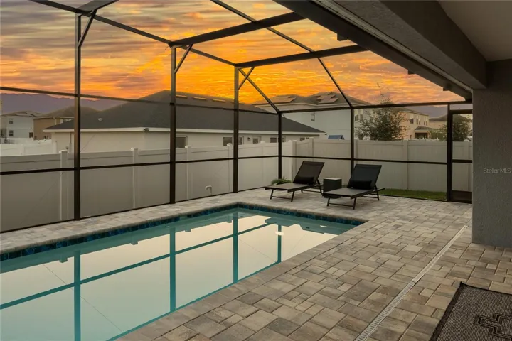 POOL DUSK