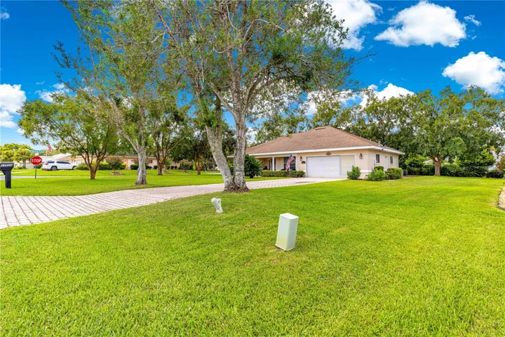 well manicured lawn and trees
