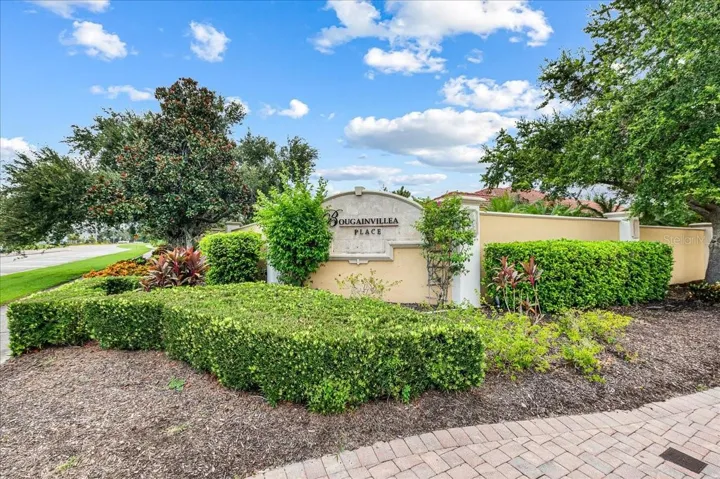 Entrance to gated community